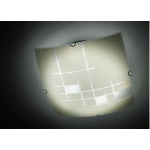 シーリングライト(照明器具) リモコン付き 調光調温 リモコン三段調節 金属/ガラス製 〔リビング照明/ダイニング照明〕 - 拡大画像