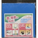 （業務用20セット）衝撃吸収材(クッションマット) ゼドランコンフォートキング 【30角】 防災適合品 CK83836BL SK ブルー(青) 〔業務用/家庭用〕