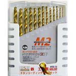 (業務用5個セット) H＆H チタンドリルセット/先端工具 【13個入り×5セット】 鉄工用 HTD-13 〔DIY用品/大工道具〕