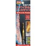 (業務用3個セット) TRAD スパイラルドリルタップ/先端工具 【貫通穴用】 M4 ピッチ0.7mm クロスシンニング加工付き TDT-4