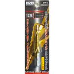 (業務用10個セット) H＆H スパイラルステップドリル/先端工具 【STP-13 12段】 3〜14mmサイズ 〔DIY用品/大工道具〕