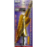 (業務用5個セット) H＆H コバルトステップドリル/先端工具 【STP-9 10段】 4〜22mmサイズ 〔DIY用品/大工道具〕