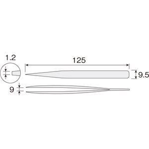 【ホーザン】ピンセット P-892 商品写真2