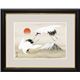 和の雅び・伝統の趣「額絵」シリーズ4「縁起画」 G4-BT015「双鶴飛翔」 大サイズ - 縮小画像4
