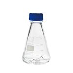 【柴田科学】ねじ口振盪三角フラスコ 下部バッフル付 500mL【4個】 016460-500A