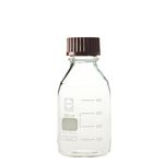 【柴田科学】ねじ口びん（メジュームびん） 赤キャップ付 500mL【10個】 017200-5001A