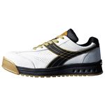 【セーフティシューズ DIADORA ディアドラ】 PEACOCK （ ピーコック） PC12  【カラー】ホワイト/ブラック 【サイズ】23cm EEE