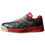 【セーフティシューズ DIADORA ディアドラ】 PEACOCK （ ピーコック） PC22  【カラー】ブラック/ブラック 【サイズ】23.5cm EEE