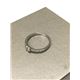【アウトレット品1点限り】【鑑定書付】プラチナ Pt900 0.141ct 天然ダイヤリング（指輪） 8.5号 （Gカラー・SI2・ハート） - 縮小画像3