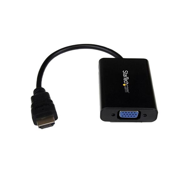 (まとめ）StarTechHDMI-VGA変換アダプタコンバータ オーディオ対応 HDMI-アナログRGB変換コネクタ 1920×1080 HD2VGAA21個(×3セット) b