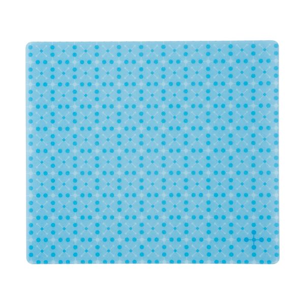 (まとめ) TANOSEE ECOマウスパッド ブルー 1枚 (×10セット) b04