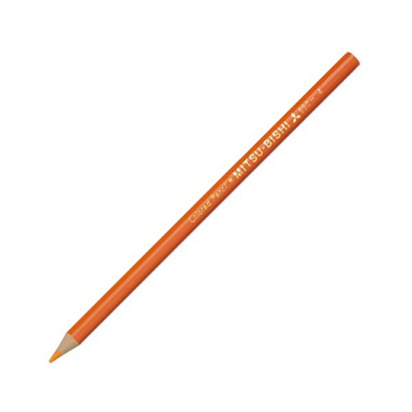 (まとめ) 三菱鉛筆 色鉛筆880級 だいだいいろK880.4 1ダース (×30セット) b04