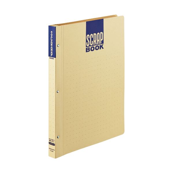 (まとめ) コクヨスクラップブックD(とじ込み式・ドットガイド入り) A4 中紙28枚 背幅25mm クラフト ラ-D40 1冊 (×30セット) b04