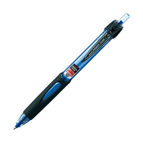 (まとめ) 三菱鉛筆 油性加圧ボールペン パワータンク スタンダード 0.7mm 青 SN200PT07.33 1本 (×50セット) b04