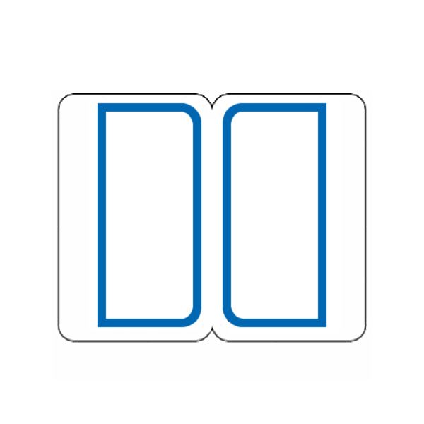 (まとめ) ライオン事務器 インデックスラベル 大27×34mm 青枠 BL1 1パック（180片：9片×20シート） (×50セット) b04