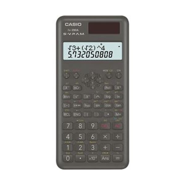 （まとめ）カシオ 関数電卓 10桁2行ハードケース付 FX-290A-N 1台(×5セット) b04