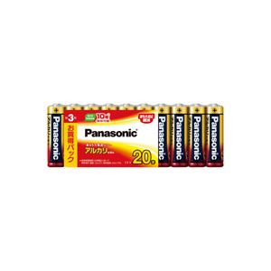 （まとめ）パナソニック アルカリ乾電池 単3形 LR6XJ/20SW 1パック（20本） (×5セット) b04