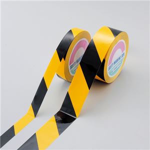 ガードテープ(再はく離タイプ) GTH-251TR ■カラー：黄/黒 25mm幅 - 拡大画像