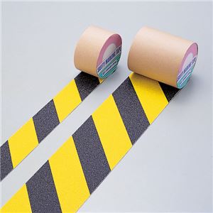 滑り止めテープ SV-50TR ■カラー：蛍光黄/黒 50mm幅 - 拡大画像