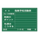 危険予知活動黒板＜硬質ラミプレート＞ 危険予知活動表 グループの作業内容 危険のポイント 私達はこうする KKY-1A