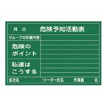 危険予知活動黒板＜木製＞ 危険予知活動表 グループの作業内容 危険のポイント 私達はこうする KKY-1B