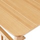 サイドテーブル/ミニテーブル 【幅44cm】 木製/タモ突板 木目調 北欧風 ナチュラル - 縮小画像3
