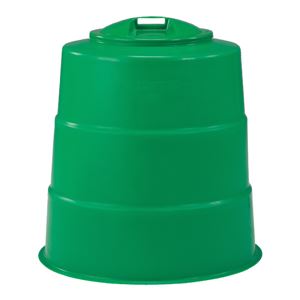 （業務用3個セット）三甲(サンコー) コンポスターセット/生ゴミ処理容器 【330L】 300型 グリーン(緑)  - 拡大画像