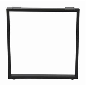テーブルキッツ テーブル用角枠脚 【ハイタイプ 2本組 ブラック】 スチール製 アジャスター付き 〔DIYキット 什器〕 脚のみ テーブルキッツ テーブル用角枠脚 【ハイタイプ 2本組 ブラック】 スチール製 アジャスター付き 〔DIYキット 什器〕 脚のみ