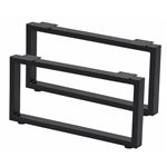 テーブルキッツ 角枠脚 ロータイプ 2本組 ブラック