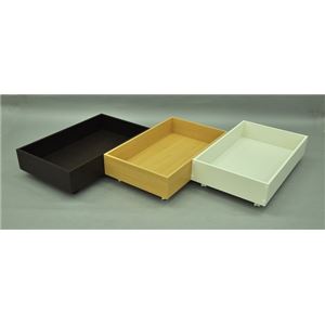 ベッド下収納ボックス/収納ケース 【ブラウン】 幅80cm×奥行50cm×高さ20cm キャスター付き ベッド下収納ボックス/収納ケース 【ブラウン】 幅80cm×奥行50cm×高さ20cm キャスター付き