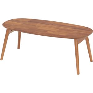 折りたたみテーブル(ローテーブル/コーヒーテーブル) ブリッキー 木製 幅90cm 【完成品】 商品画像