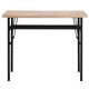 ダイニングテーブル(リビングテーブル) JOKER 幅90cm 木製/杉古材×スチール 木目調 - 縮小画像3