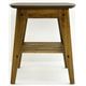 サイドテーブル(ミニテーブル/コーヒーテーブル) ロージー 幅45cm 木製 収納棚付き 木目調 - 縮小画像2