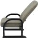 TV座椅子H(折りたたみリクライニングチェア) 肘付き 高さ3段階調整可 ライトグレー - 縮小画像2