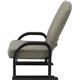TV座椅子H(折りたたみリクライニングチェア) 肘付き 高さ3段階調整可 ライトグレー - 縮小画像3