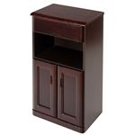 タモFAX台 44cm幅 DBR(ダークブラウン) 【完成品】