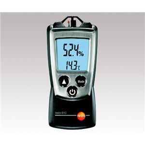 ポータブル温湿度計 testo610 温度計・湿度計 - 拡大画像