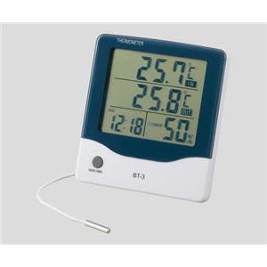 アラーム時計付大画面温湿度計BT-3 温度計・湿度計 - 拡大画像