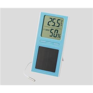 ソーラー大画面温湿度計DT-7 温度計・湿度計 - 拡大画像