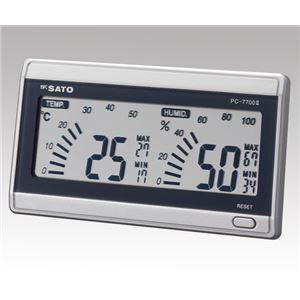 デジタル温湿度計 PC-7700II 温度計・湿度計 - 拡大画像