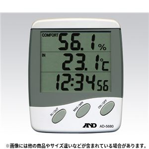 温湿度計 AD-5680 温度計・湿度計 - 拡大画像