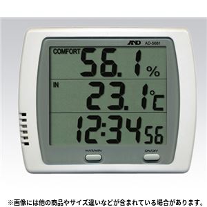 温湿度計 AD-5681 温度計・湿度計 - 拡大画像