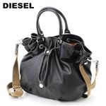 【在庫処分！12月13日まで】 DIESEL(ディーゼル) 2WAYバッグ LOONA ブラック