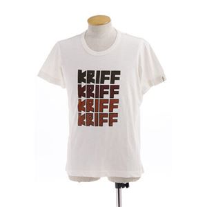 【在庫処分！12月13日まで】 KRIFF MAYER ロゴTEE KRIFF Sサイズ オフホワイト