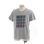 【在庫処分！12月13日まで】 KRIFF MAYER ロゴTEE KRIFF Lサイズ グレー