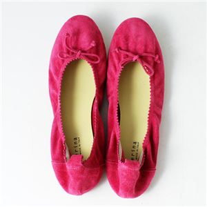 【在庫処分！12月13日まで】 Ballerina(バレリーナ) ハンドメイド バレエシューズ 37(23.5-24cm) Fuxia