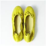 【在庫処分！12月13日まで】 Ballerina(バレリーナ) ハンドメイド バレエシューズ 37(23.5-24cm) Lemon