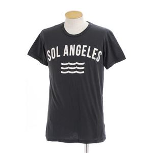 【在庫処分！12月13日まで】 SOL ANGELES クルーネック半袖Tシャツ Sサイズ ブラック