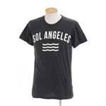 【在庫処分！12月13日まで】 SOL ANGELES クルーネック半袖Tシャツ Sサイズ ブラック