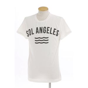 【在庫処分！12月13日まで】 SOL ANGELES クルーネック半袖Tシャツ Mサイズ ホワイト